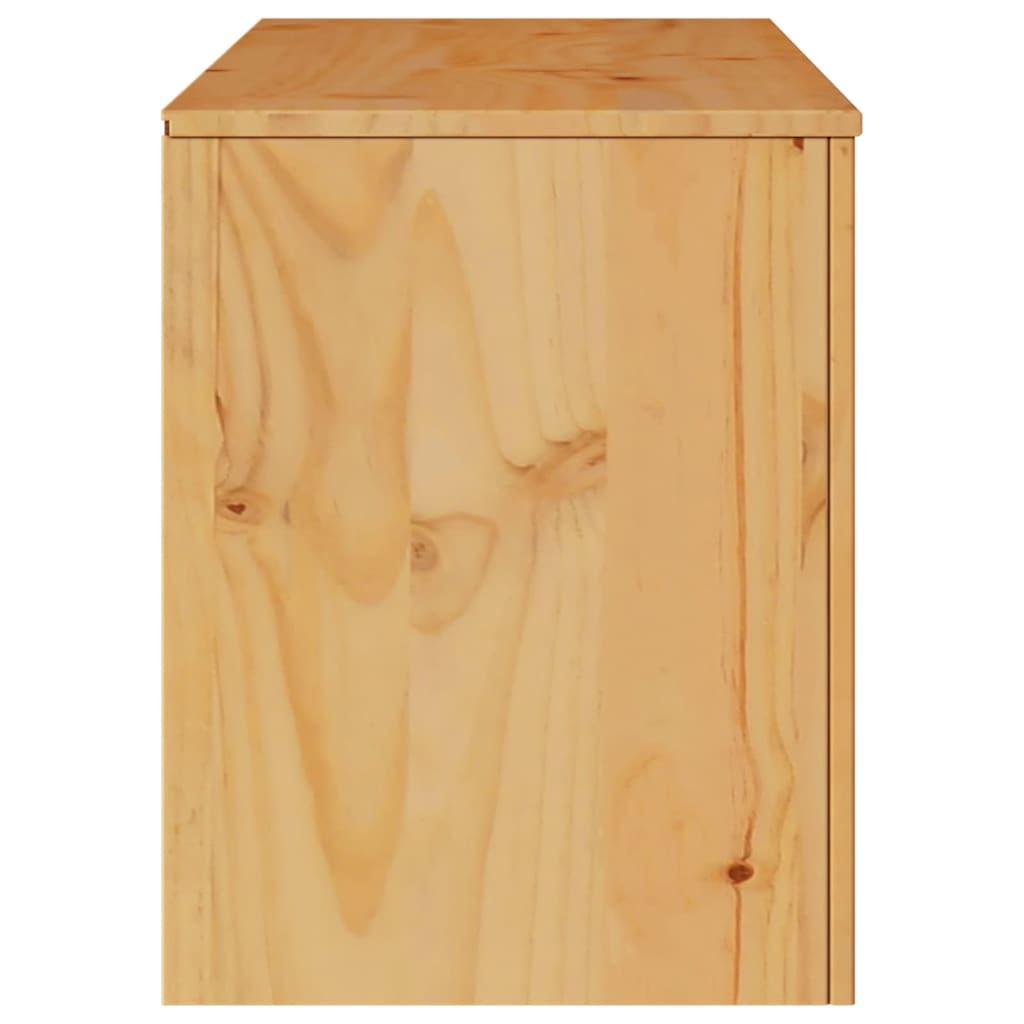 TV-Schrank Drammen Eiche 99 x 43 x 55 cm Massivholz Kiefer