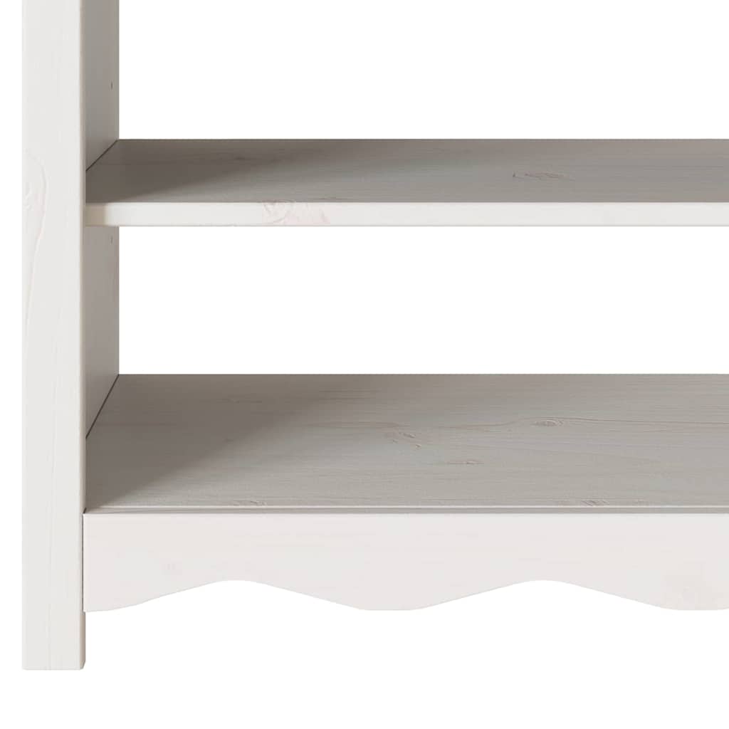 Konsolentisch mit Schubladen Drammen Weiß 89,5 x 37 x 73 cm