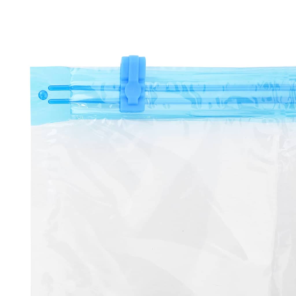 Aufbewahrungstaschen 50 stk. Transparent und Blau 100 x 80 cm
