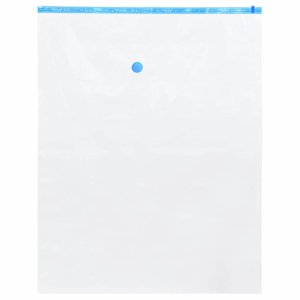 Aufbewahrungstaschen 5 stk. Transparent und Blau 130 x 100 cm
