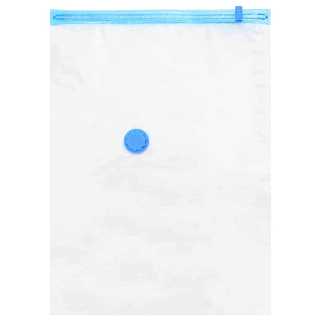Aufbewahrungstaschen 5 stk. Transparent und Blau 80 x 60 cm
