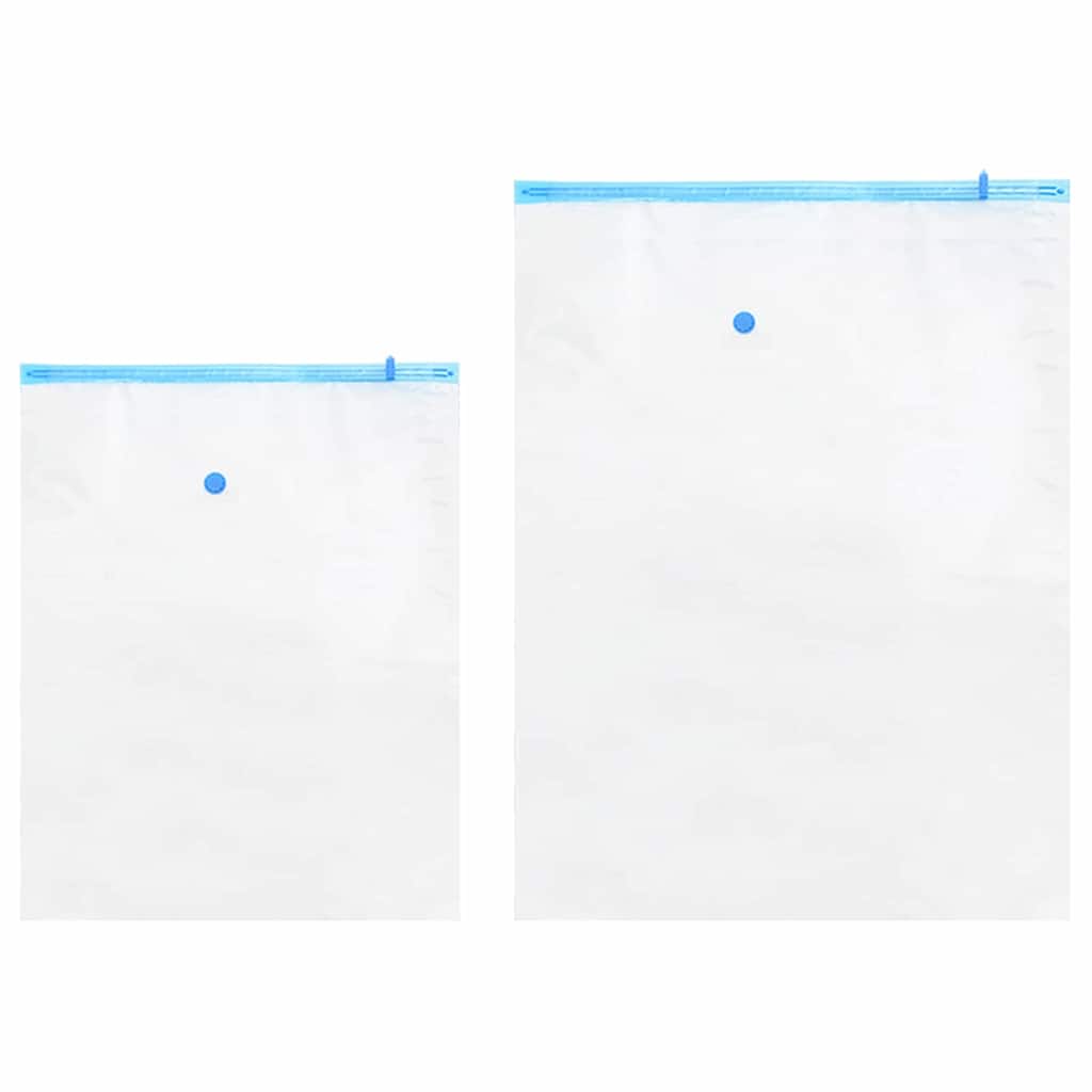 Aufbewahrungstaschen 5 pcs Transparent und Blau 130 x 100 cm