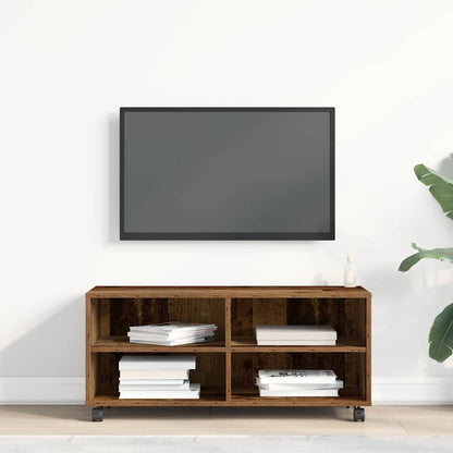 TV-Schränk 90 x 35 x 40,5 cm Braun Holzwerkstoff