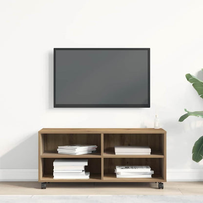 TV-Schränk 90 x 35 x 40,5 cm Braun Holzwerkstoff