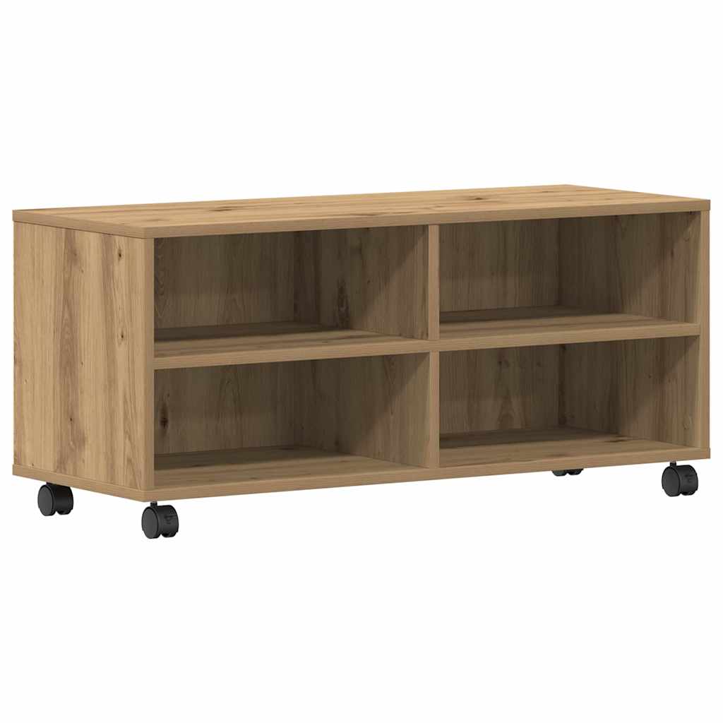 TV-Schränk 90 x 35 x 40,5 cm Braun Holzwerkstoff