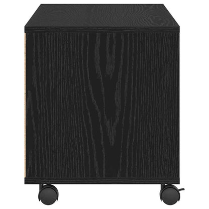 TV-Schränk 90 x 35 x 40,5 cm Schwarz Holzwerkstoff