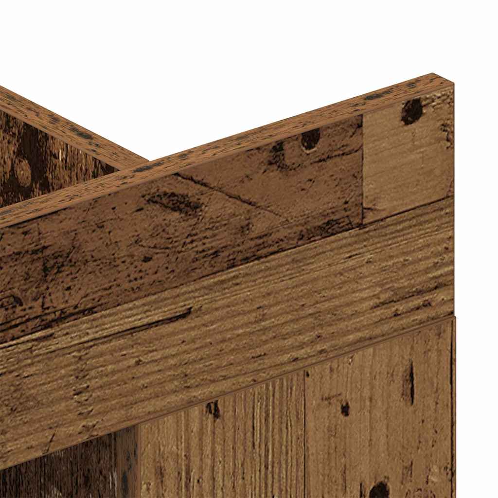 TV-Schränk Wandmontiert Altholz 152 x 22 x 113 cm Holzwerkstoff