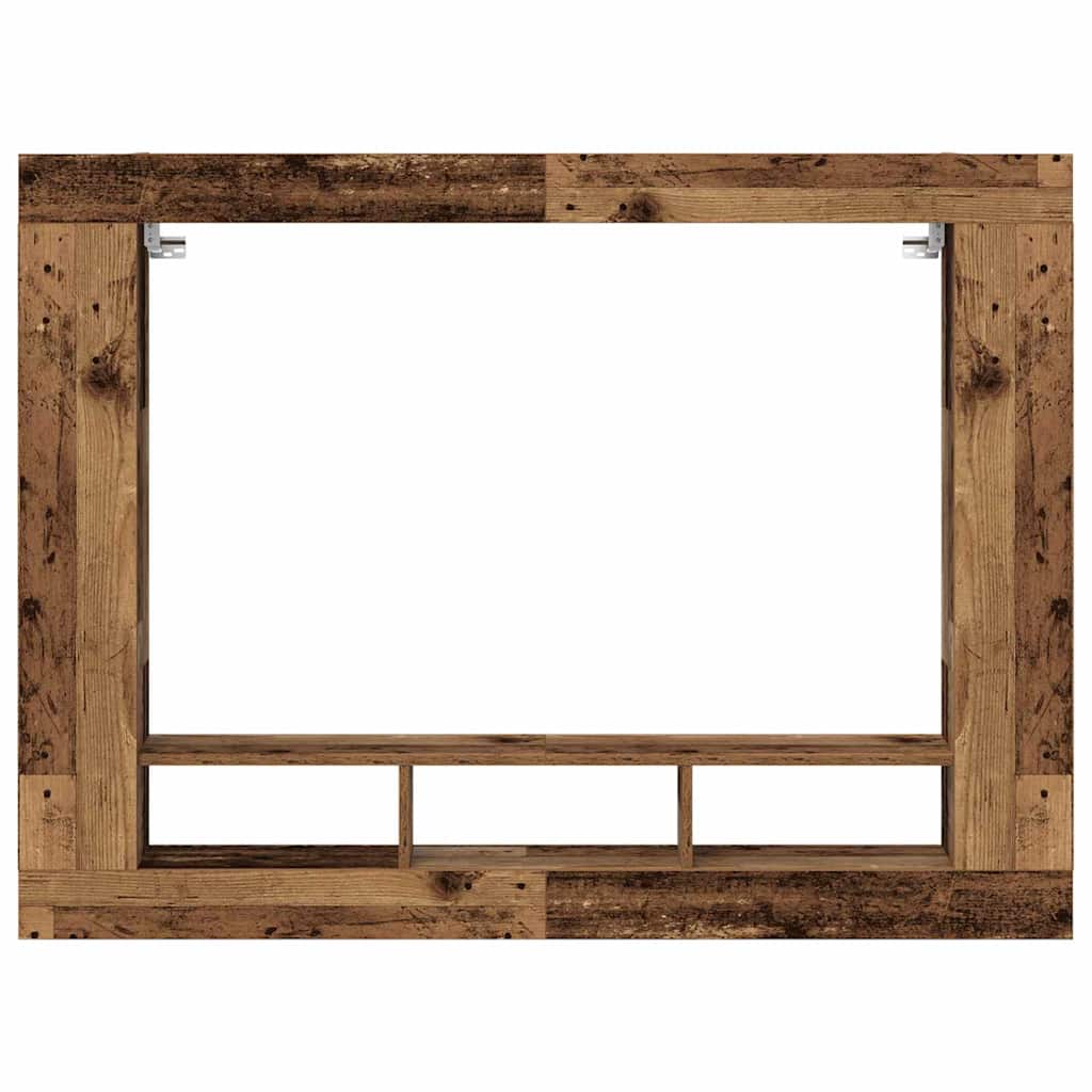 TV-Schränk Wandmontiert Altholz 152 x 22 x 113 cm Holzwerkstoff