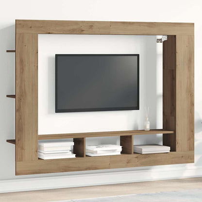 TV-Schränk 152 x 22 x 113 cm Artisan-Eiche Holzwerkstoff