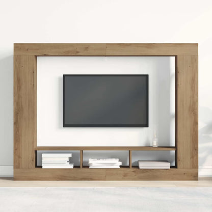 TV-Schränk 152 x 22 x 113 cm Artisan-Eiche Holzwerkstoff