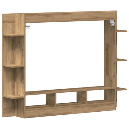 TV-Schränk 152 x 22 x 113 cm Artisan-Eiche Holzwerkstoff