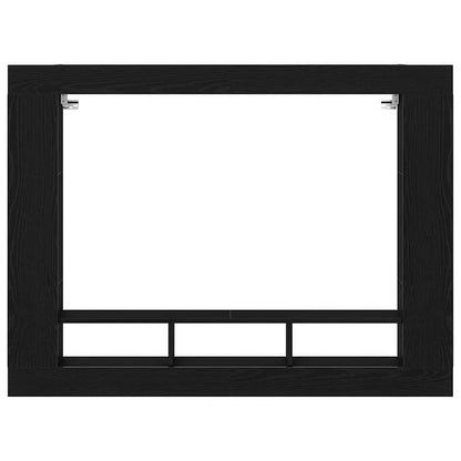 TV-Schränk 152 x 22 x 113 cm Schwarz Eichen-Optik Holzwerkstoff