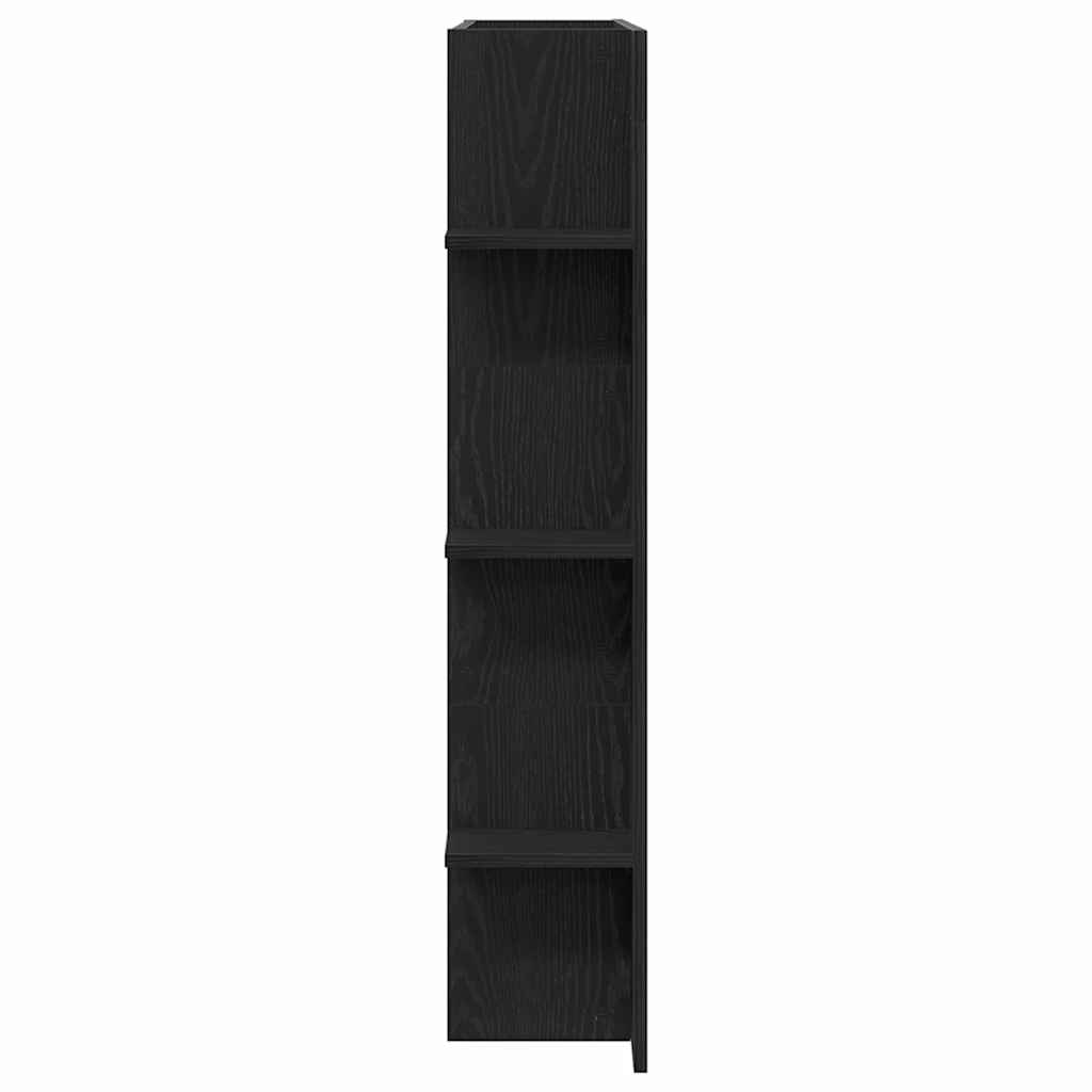 TV-Schränk 152 x 22 x 113 cm Schwarz Eichen-Optik Holzwerkstoff