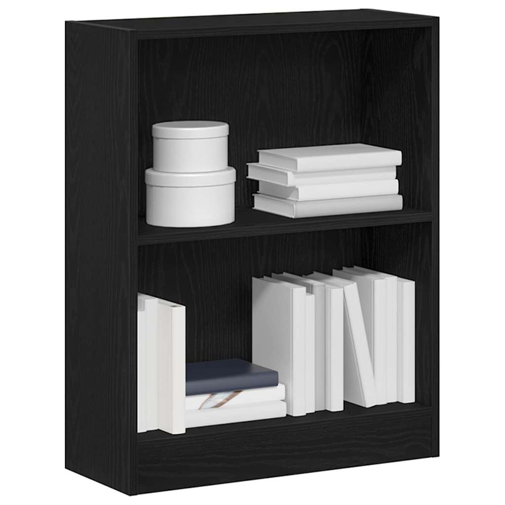Bücherregal Schwarz 60 x 24 x 76 cm Holzwerkstoff
