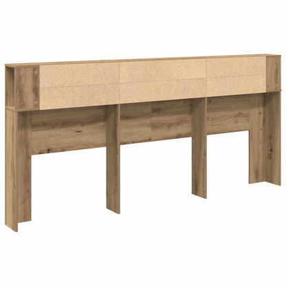 Kopfteil Schrank Artisan-Eiche Holzwerkstoff