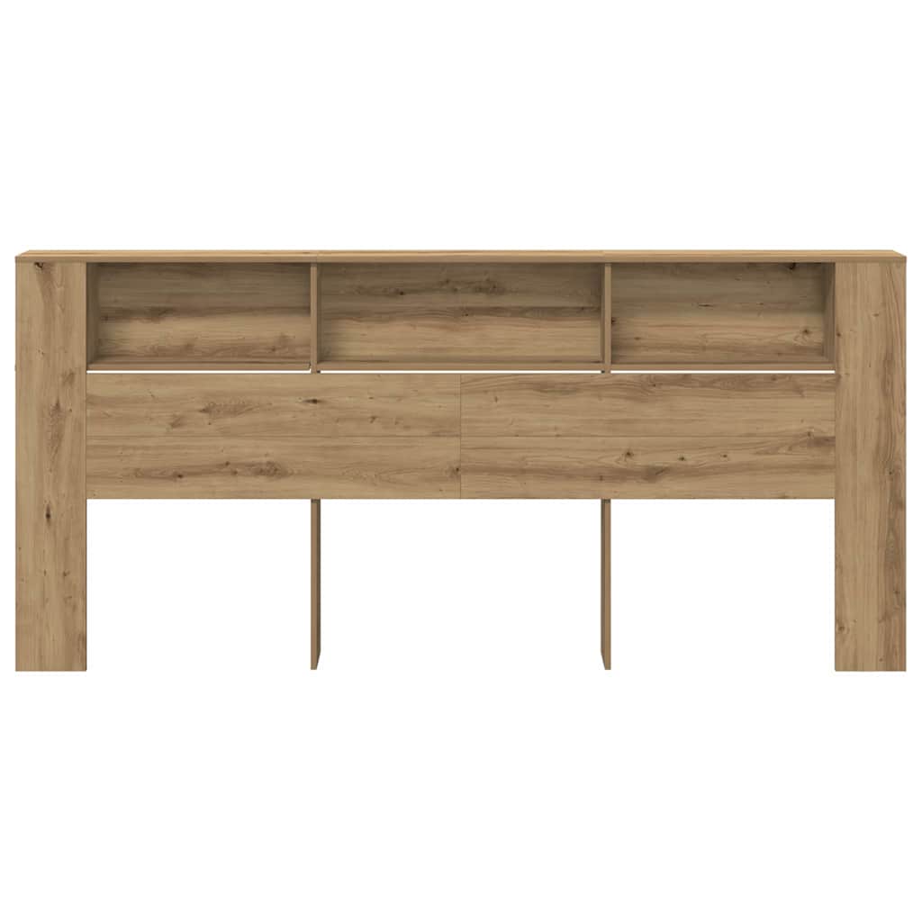 Kopfteil Schrank Artisan-Eiche Holzwerkstoff