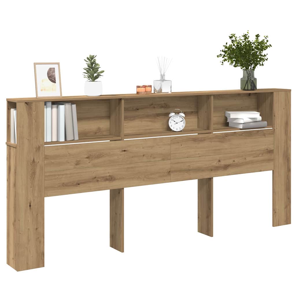 Kopfteil Schrank Artisan-Eiche Holzwerkstoff