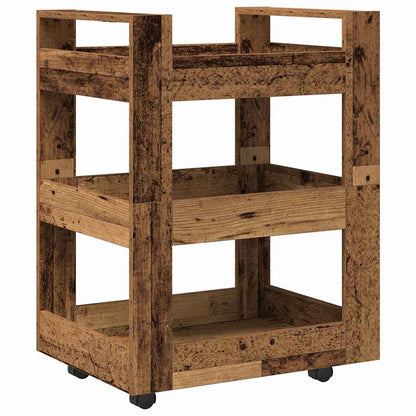 Küchentrolley Altholz 60 x 45 x 80 cm Holzwerkstoff