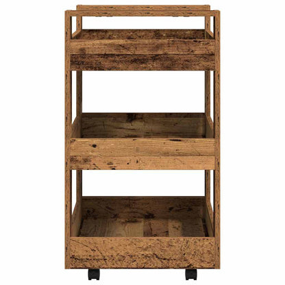 Küchentrolley Altholz 60 x 45 x 80 cm Holzwerkstoff