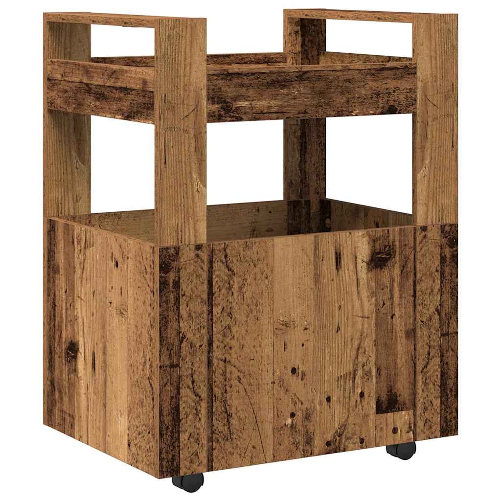 Küchentrolley Altholz 60 x 45 x 80 cm Holzwerkstoff