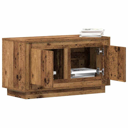 TV-Schränk 80 x 35 x 45 cm Altholz Holzwerkstoff