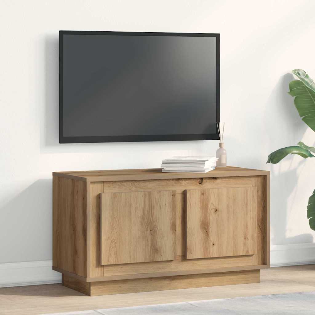 TV-Schränk 80 x 35 x 45 cm Artisan-Eiche Holzwerkstoff