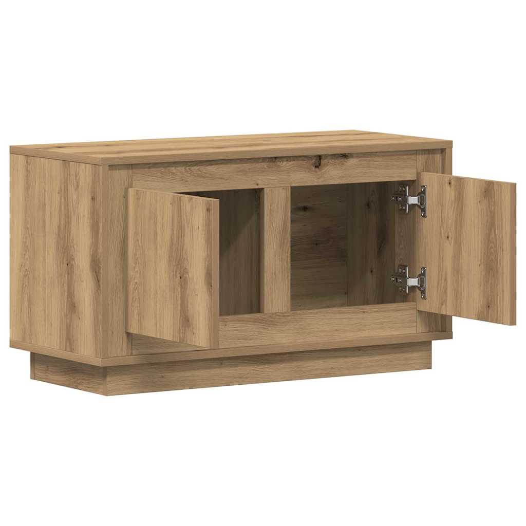 TV-Schränk 80 x 35 x 45 cm Artisan-Eiche Holzwerkstoff