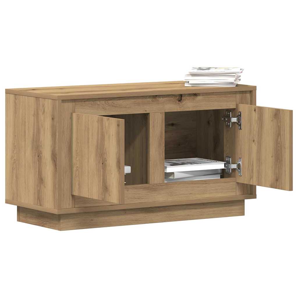 TV-Schränk 80 x 35 x 45 cm Artisan-Eiche Holzwerkstoff