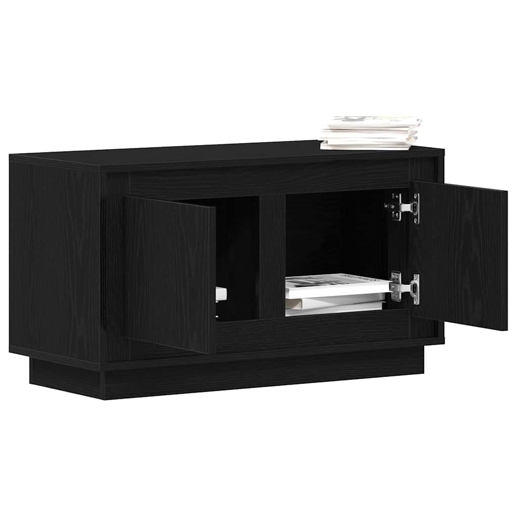 TV-Schrank Schwarze Eiche 80 x 35 x 45 cm Holzwerkstoff