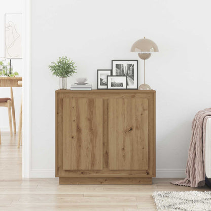 Sideboard Artisan-Eiche 80 x 40 x 75 cm Holzwerkstoff