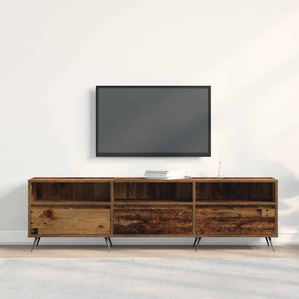 TV-Schränk 150 x 30 x 44,5 cm Altholz Holzwerkstoff