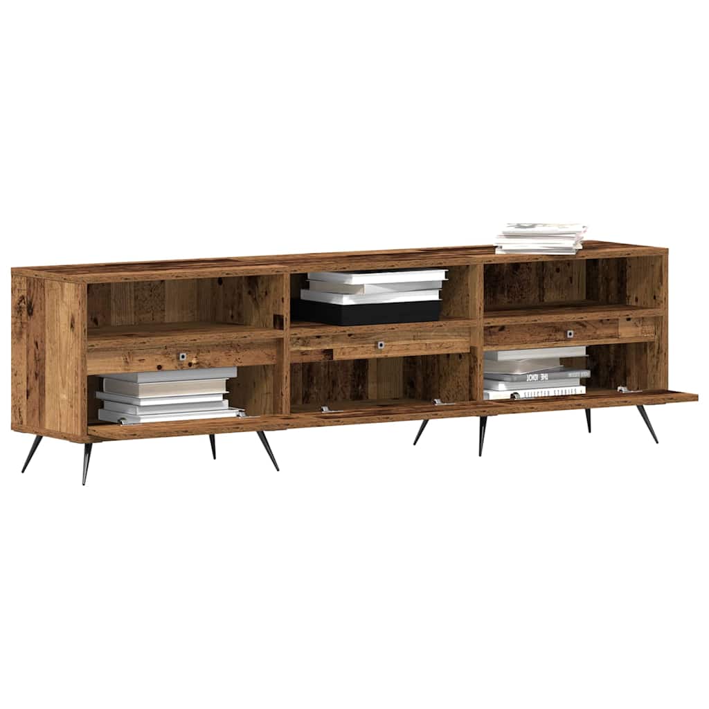 TV-Schränk 150 x 30 x 44,5 cm Altholz Holzwerkstoff