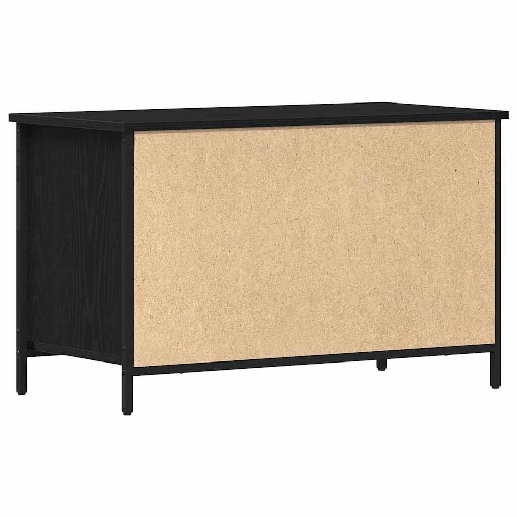 TV-Schränk 80 x 40 x 50 cm Schwarz Eichen-Optik Holzwerkstoff