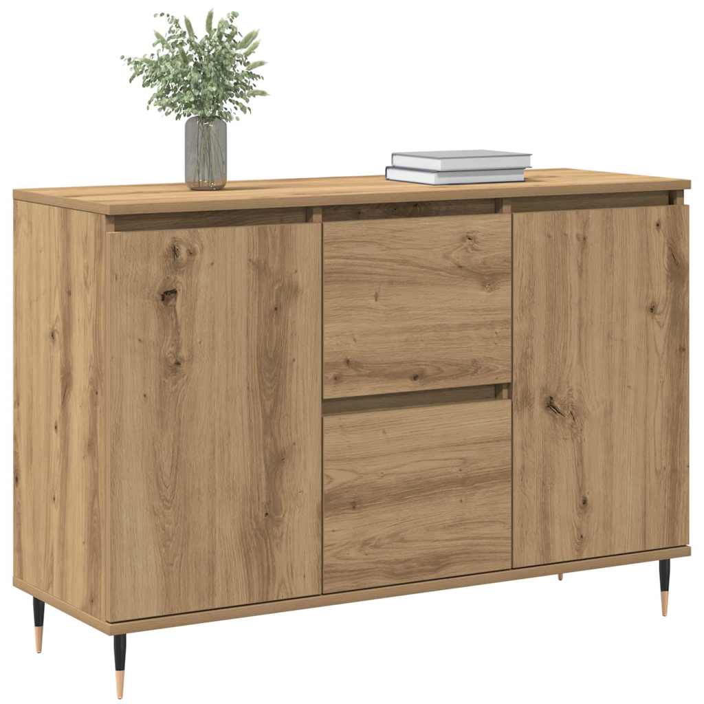 Sideboard Artisan-Eiche 101,5 x 35 x 70 cm Holzwerkstoff