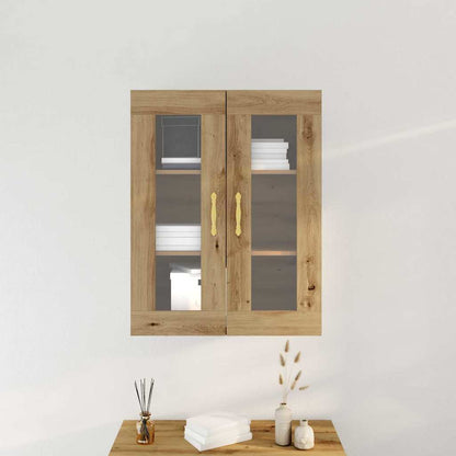 Wandschrank Artisan-Eiche 69,5 x 34 x 90 cm Holzwerkstoff