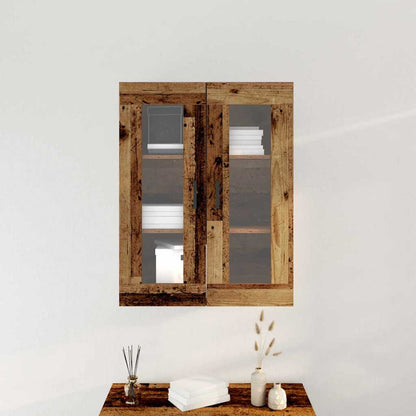 Wandschrank Altholz 69,5 x 34 x 90 cm Holzwerkstoff