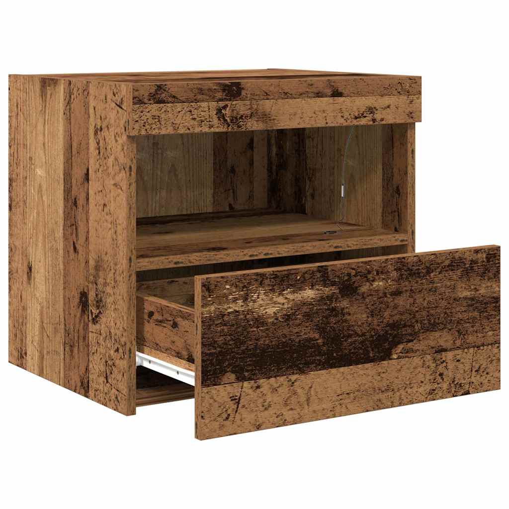 Nachttisch Altholz 50 x 40 x 45 cm Holzwerkstoff