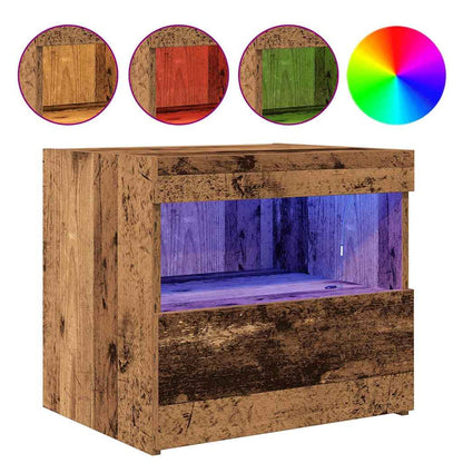 Nachttisch Altholz 50 x 40 x 45 cm Holzwerkstoff