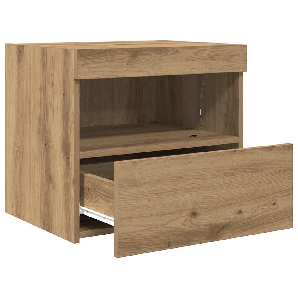 Nachttisch Artisan-Eiche 50 x 40 x 45 cm Holzwerkstoff