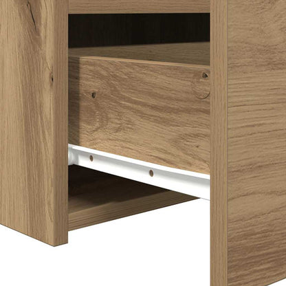 Nachttisch 2 Stk. Artisan-Eiche 50 x 40 x 45 cm Holzwerkstoff