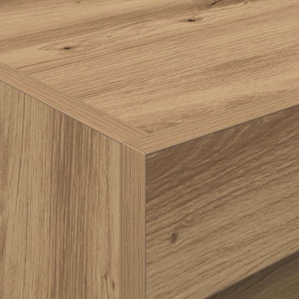 Nachttisch 2 Stk. Artisan-Eiche 50 x 40 x 45 cm Holzwerkstoff