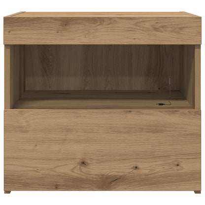 Nachttisch 2 Stk. Artisan-Eiche 50 x 40 x 45 cm Holzwerkstoff