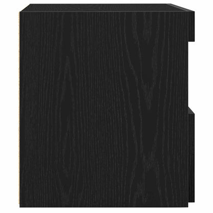 Nachttisch 2 Stk. Schwarz Eichen-Optik 50 x 40 x 45 cm