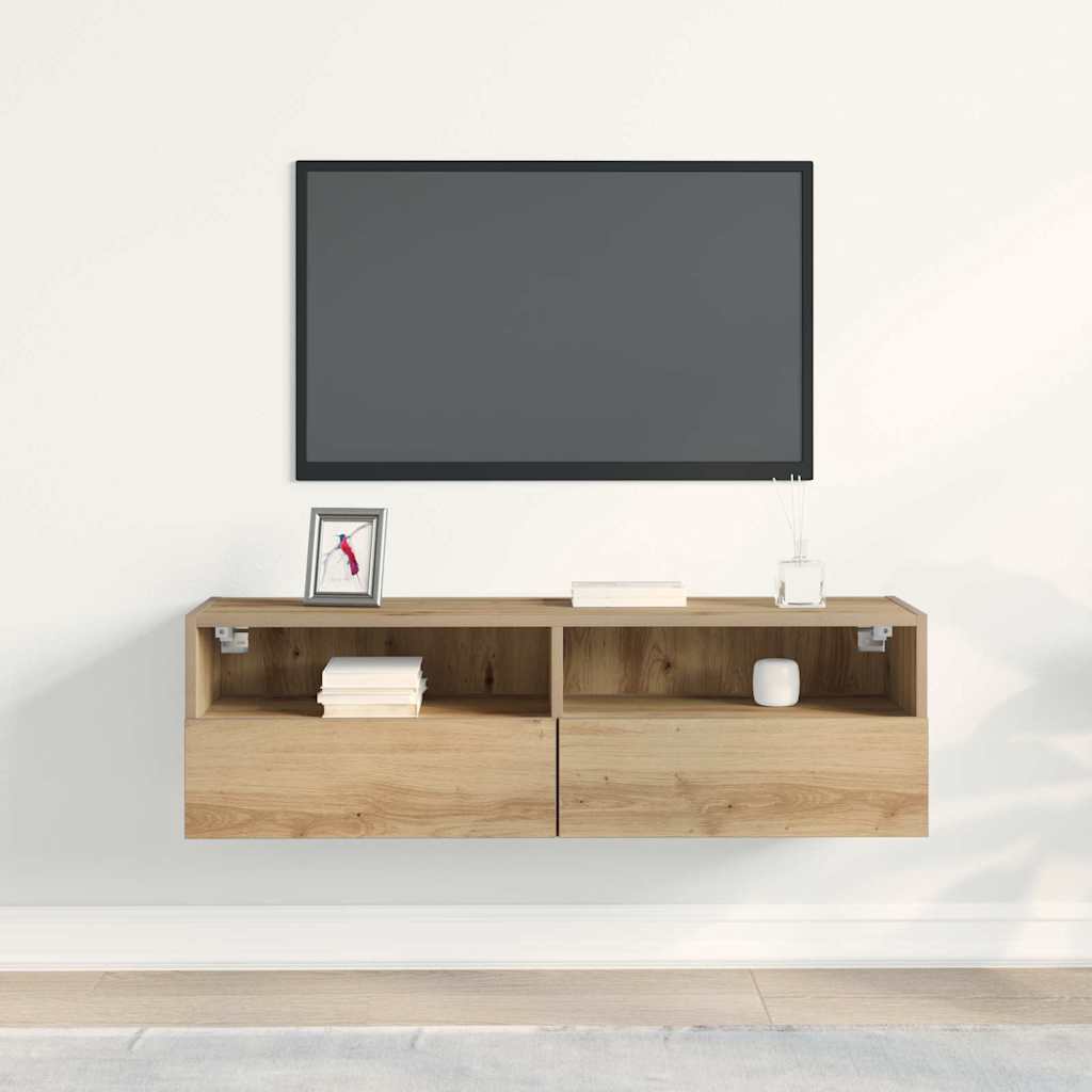 TV-Wandschrank 100 x 30 x 30 cm Artisan-Eiche Holzwerkstoff