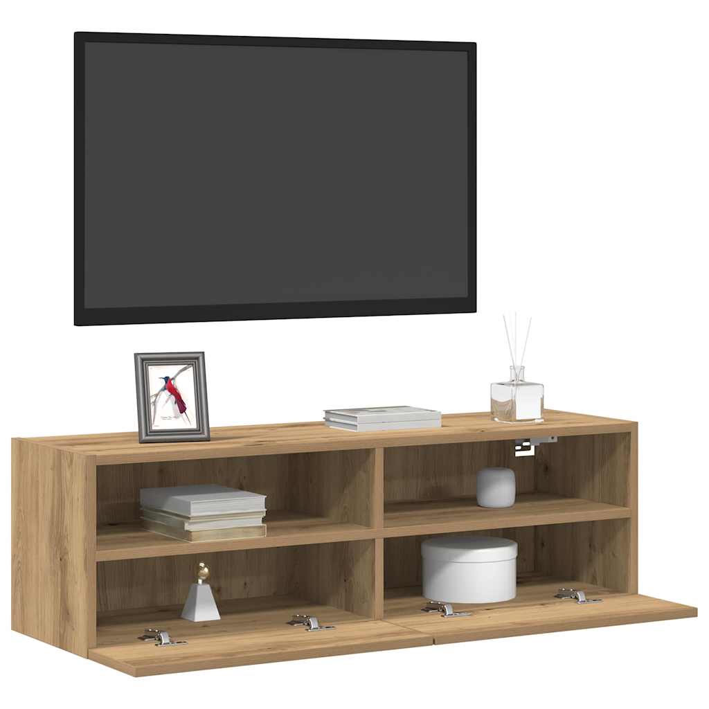 TV-Wandschrank 100 x 30 x 30 cm Artisan-Eiche Holzwerkstoff