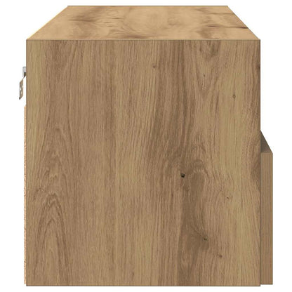 TV-Wandschrank 2 stk. Artisan-Eiche Holzwerkstoff