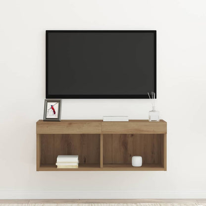 TV-Schrankset 80 x 30 x 30 cm Artisan-Eiche Holzwerkstoff