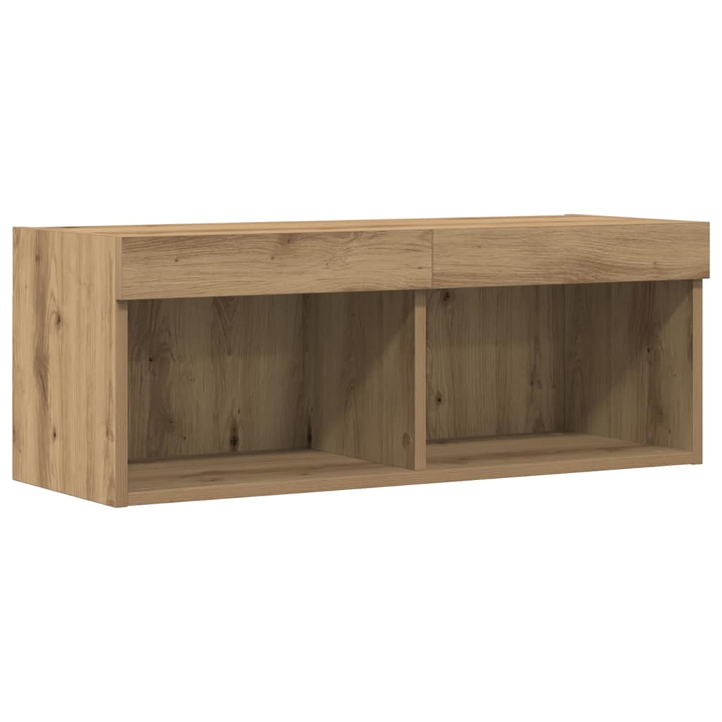TV-Schrankset 80 x 30 x 30 cm Artisan-Eiche Holzwerkstoff