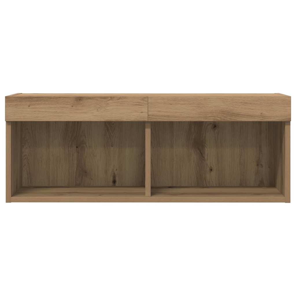 TV-Schrankset 80 x 30 x 30 cm Artisan-Eiche Holzwerkstoff