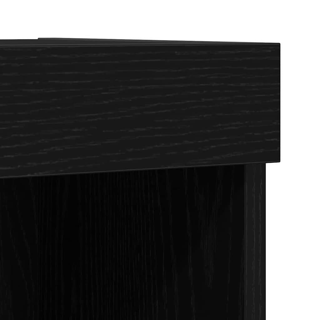 TV-Schrankset 80 x 30 x 30 cm Schwarz Eichen-Optik